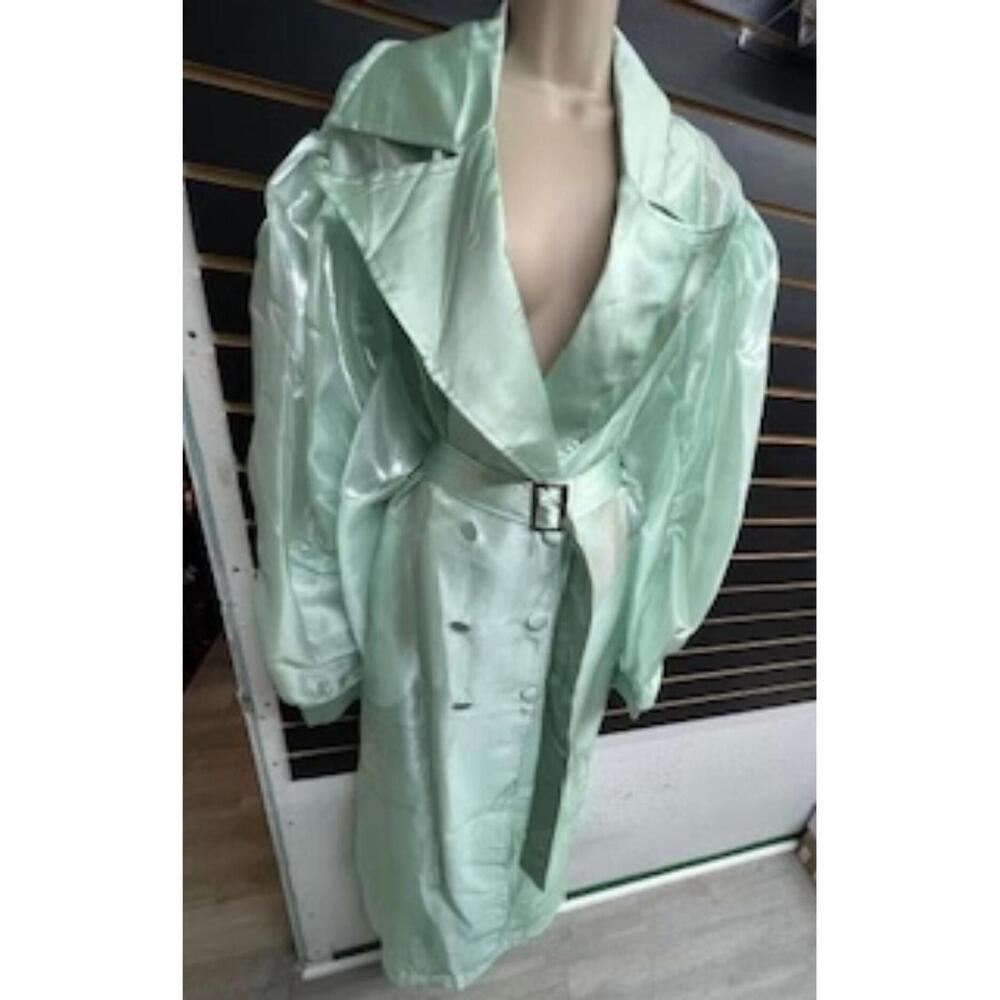 NEW HIGHLIGHT women's elysian sheer duster in mint
